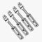 STFALI Tendeur Cable Inox pour Cable Inox 4mm, 4 Pièces et clé en L-Tendeur de câble Métallique de Câble en acier Inoxydable pour Fixation Haubanage (3~4mm) (4, 3mm)