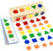 Montessori Farben Sortieren Spielzeug, Hölzernes Sortierspiel ab für Kinder 1/2/3 Jahre, Geometrische Formen Stapeln Passende Lernsortierspielzeug, für 1/2/3 Mädchen, Jungen Lernspielzeug als Geschenk