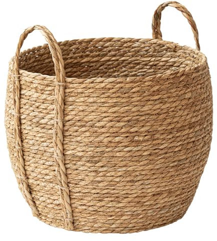 WZTHLF Flower Plant Pots Indoor, Straw Basket Indoor Woven Pots for Decoration, Household (Large)
