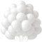 MOFOVS | 50 Palloncini Bianchi 30 Cm Opachi 2a Generazione Lattice Naturale Biodegradabili Ecologici Gonfiabili Aria Elio Acqua Baby Shower Battesimo Compleanno Feste Matrimonio Arco Macaron