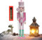 Casse-noisette de Noël - Grandes figurines de décoration en bois colorées - 50 cm - Fait à la main - Décorations de Noël pour filles et garçons