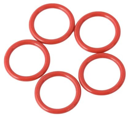 20 Stück roter Silikon-O-Ring, Innendurchmesser 24mm, OD 31mm, Drahtdurchmesser 3.5mm, geeignet für Rohre, Ventile, Pumpen, elektronische Geräte, 24x31x3.5mm(20pcs)