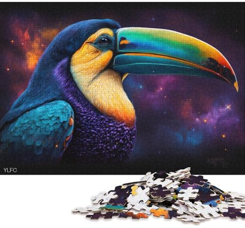 1000-teiliges Puzzle Cosmic Galaxy Tucano, Holzpuzzle, Familiendekoration (Größe 75 * 50 cm)