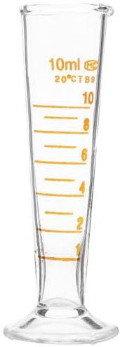 TOPBATHY Messbecher Laborbecher Glas Mit Skala Für Wasser Saft Milch Und Lose Zutaten Geeignet Zum Abmessen Beim Backen Kochen Und Für Laborbedarf