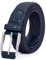 JasGood Geflochtener Stretchgürtel Stoffgürtel Elastischer Gürtel für Herren und Damen Dehnbarer Flechtgürtel Golfgürtel für Herren Jeans Hosen,Dunkelblau,120cm