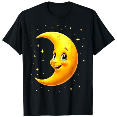 Mond Kostüm Mondkostüm Familien Karneval Fasching Mond T-Shirt