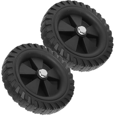 DIYEAH 2pièces Roues De Rechange Caoutchouc Pour Compresseurs Air Lot Pour Mobilité Et Longévité Accrues De Votre Équipement