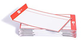 PATboard Scrum Board und Kanban Tafel Task Cards - 16 Magnetische Haftnotizen - M (mittel) - Rot