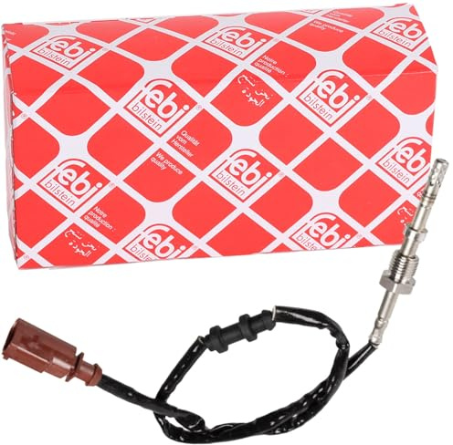 febi bilstein 48844 Abgastemperatursensor, 1 Stück | Kompatibel mit: VW PASSAT B6, PASSAT B6 Variant, PASSAT B7, PASSAT B7 Variant, PASSAT CC B6