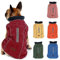 TFENG Reflektierend Hundejacke für Hunde, Hundemantel Warm gepolstert Puffer Weste Welpen Regenmantel mit Fleece (Rot, Größe XS)