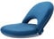 Nnewvante Adjustable Floor Seating with Back Support 42 Angles Foldable Meditation Chair Tatami Chair for Indoor Floor Bay Window Reading Watching Gaming, Adult - Deep Blue
