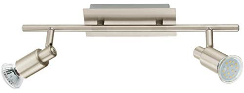 EGLO LED Strahlerbalken Eridan Silbergrau | Inklusive Leuchtmittel: GU10 5W 400lm warmweiß | 90824