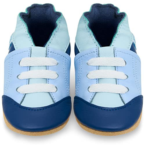 Juicy Bumbles Lauflernschuhe Jungen Krabbelschuhe Baby Schuhe 6-12 Monate Blaue Trainer