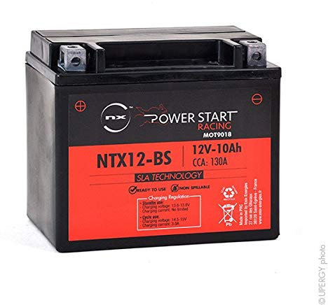 NX - Batterie Moto NTX12-BS / YTX12-BS / YB12B-B2 12V 10Ah