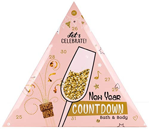 Silvesterkalender - Körperpflege für Frauen - NEU - Fortsetzung des Adventskalender - Bade-Set Rosa - mit zusätzlicher Überraschung von OnShop24