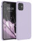 kwmobile Hülle kompatibel mit Apple iPhone 11 Hülle - Silikon Handy Case - Handyhülle weiche Oberfläche - kabelloses Laden - Purple Cloud