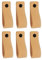 Brute Strength - Ledergriffe für Möbel - Natur - 24 Stück - 16,5 x 2,5 cm - Schrankgriff, Türgriff für Küche, Bad, Schränke, Kommode, Holz
