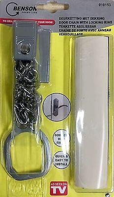 Sicherheits Türkette Sicherung Silber Türsicherungen Türgriffkette