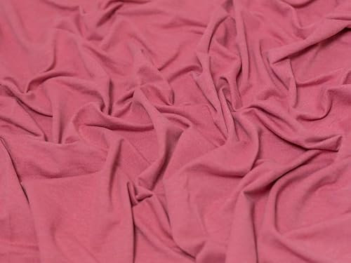 French Terry Stoff mit Schlaufenrückseite, einfarbig, Meterware