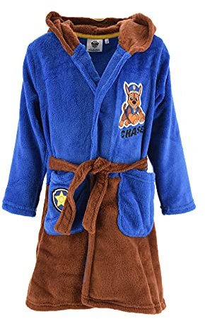 Paw Patrol Jungen Bademantel (Blau,4 Jahre)