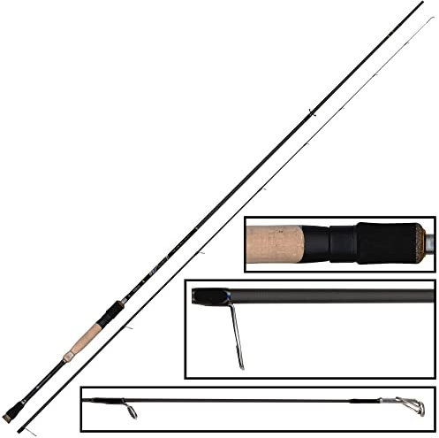 Seika Pro Wild Spirit Rute 2,60m 0-10g - Spinnrute zum Angeln auf Barsch, Barschrute zum Jiggen, Ultra Light Angelrute für Raubfische, Raubfischrute