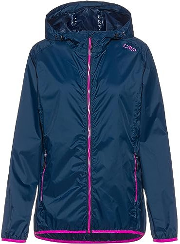 CMP - Damenjacke Rain Fix Hood, Blau, XXXL