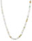 BERGERLIN Jade Halskette hell grün - grüne Myanmar Jade Kette - Silber - M-L