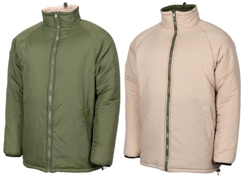 MFH Brit. Thermojacke, wendbar, oliv/kaki (XXXL)