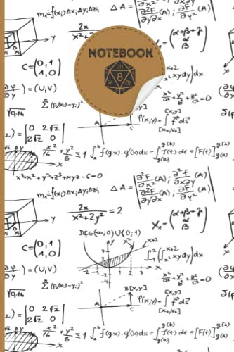 Math in One Big Fat Notebook: Composition Notebook: Beautiful Vintage mah Illustration Background Composition Notebook, 6 x 9 inch,120 Page, composition notebook wide rule.