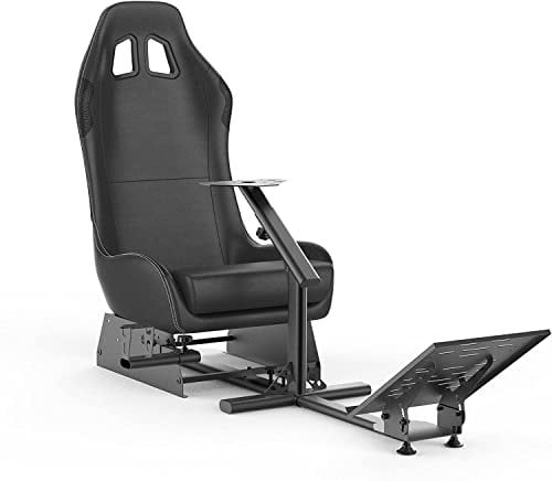 cirearoa Racing Wheel Stand con Silla de Juego de Asiento Cabina de conducción para All Logitech G923 G29 G920 T150RS T300RS TX Rennrad T500RS T3PA Plataformas Xbox One, PS4, PC