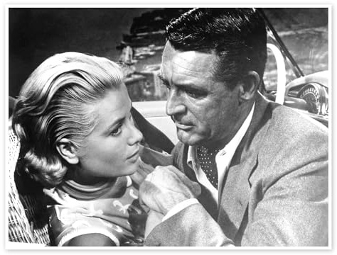 Posterlounge Cary Grant und Grace Kelly - Über die Dächer von Nizza Poster