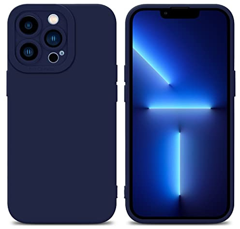 Cadorabo Hülle kompatibel mit Apple iPhone 12 PRO MAX Schutzhülle TPU Silikon Case Liquid Design mit Kameraschutz Slim Kratzfest Weiche Gummi mit Rundumschutz Case Hülle für iPhone 12 PRO MAX in Blau