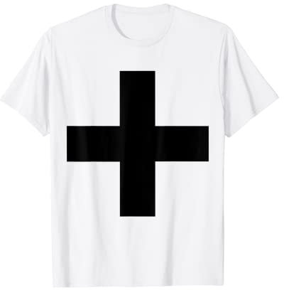 Griechisches gleichbewaffnetes Kreuz Quadrat Ausgewogenes Kreuz T-Shirt