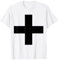 Griechisches gleichbewaffnetes Kreuz Quadrat Ausgewogenes Kreuz T-Shirt