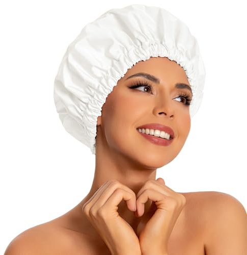 Gorras de ducha para mujeres reutilizables impermeables