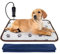 GOLOPET Pet Heating Pad,Large 17x23inches for Dog Heat Mat,Waterproof Thermostat Electric Heated Mat,Puppy Heat Pad with One Removable Blue Plush Cover