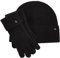 Ralph Lauren Lauren Woll-Kaschmir Mütze & Handschuhe Set, Schwarz