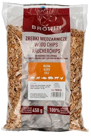 Räucherspäne Holz Räucherchips Räucherholz Wood Smoking Chips Holzchips (Erle 450g)