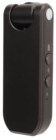 Septpenta Caméra Vidéo Body, Caméra Blu Ray 4K, Stylo pour Caméra de Sport, Petite Caméra, Enregistreur des Forces de L'Ordre, Batterie de Type C 1800 mAh, Caméra Vidéo de Poche Portable