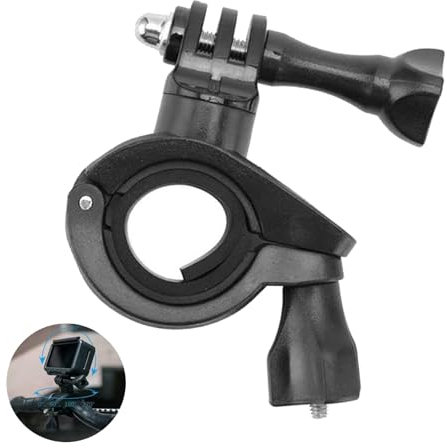 Supporto Camera Moto,Clip per Manubrio Girevole,Supporto Bici Bicicletta Moto Manubrio per Morsetto per videocamera GoPro