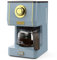 Amaste Coffee Maker, 5 Cup Coffee Pot with Three Brewing Modes, Retro Coffee Maker with Glass Carafe & Reusable Coffee Filter, Drip Coffee Maker Ideal for Home or Office, Keep Warm, Ash Blue