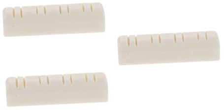 ifundom 3pcs Ox Bone Mandolin String Nuts Durable Mandolin Accessories Improve Sound Quality Easy Install Replace
