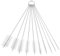 QUARKZMAN Stroh Reiniger Bürste Set 8.3 Nylon Rohr Reiniger Set von 10 Klar