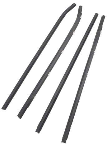 Bediffer Lot de 4 Coupe-Froid pour Porte et Fenêtre de Voiture, Coupe-Vent, Anti-Poussière, Résistant à l'eau, Joints en Caoutchouc ABS pour I30 2008-2011, Protection Contre Les Fuites de
