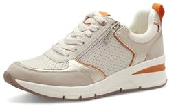 Tamaris Schnürer Damen Vegan sportlich orange,EU 41