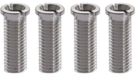 VZU 4 pezzi vite cava per lavello, vite di scarico in acciaio inox da 35 mm, vite cava m12, per scarichi valvole con 1,5 pollici e 3,5 pollici, accessori per lavelli da cucina, valvola di scarico
