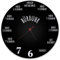speecheese Bürouhr mit Feierabend Countdown Wanduhr aus Glas Uhr für die Arbeit im Büro in Schwarz mit Feierabendcountdown als Coole Deko für Kollegen und Gute Freunde