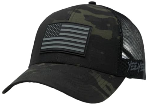 Yee Yee Freedom Hat Black Camo, Schwarz Camouflage, Einheitsgr��e
