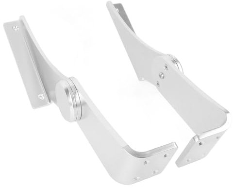 Fockety Aluminiumboot-Pivot-Flip-Armlehne, Links und Rechts 60º Drehung des Armlehnenboot-Flip-up-Sitzscharniers, Verstellbarer Winkel und Faltbarer Bootssitzarmlehne für