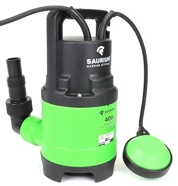 Pompa - Scarico acqua sporca, 400 W, 8000 L/h, Robusta ed efficiente per scarichi e evacuazione. Ideale per uso domestico e professionale. *